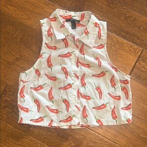 Red Chili Pepper Blouse